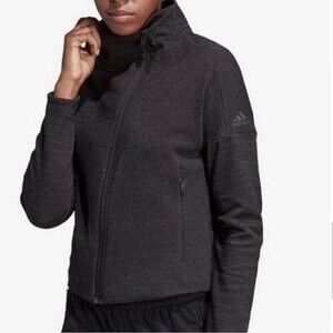 Adidas Heartracer Asymmetrical Zip Track Jacket Womens Medium